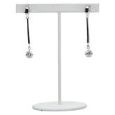 Pt900 プラチナ ダイヤ1.12ct ピアス レディース 【中古】